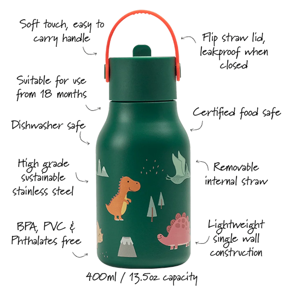Shishe Uji per Femije Little Lund – Dino (400 ml)