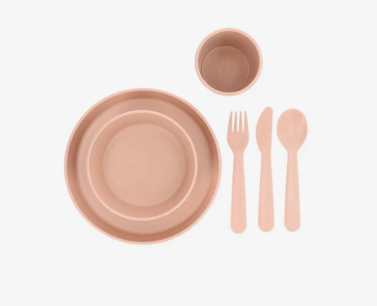 Set Ngrënieje për Fëmijë (6 pjesë) – Ideale për Vetë-Ushqyerje (Baby-led Weaning)