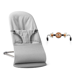 BabyBjorn Bouncer Bliss Woven Mélange - Light Grey