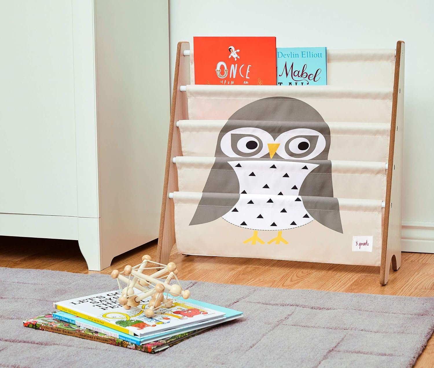 Raft Librash per Femije me Pelhure te Recikluar – Owl
