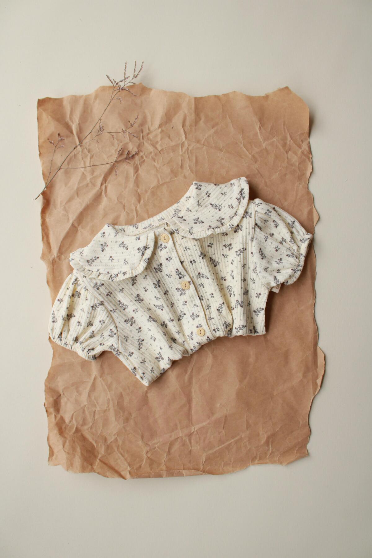Romper Me Lule dhe Jake  – Stil Vintage per Vogelushe