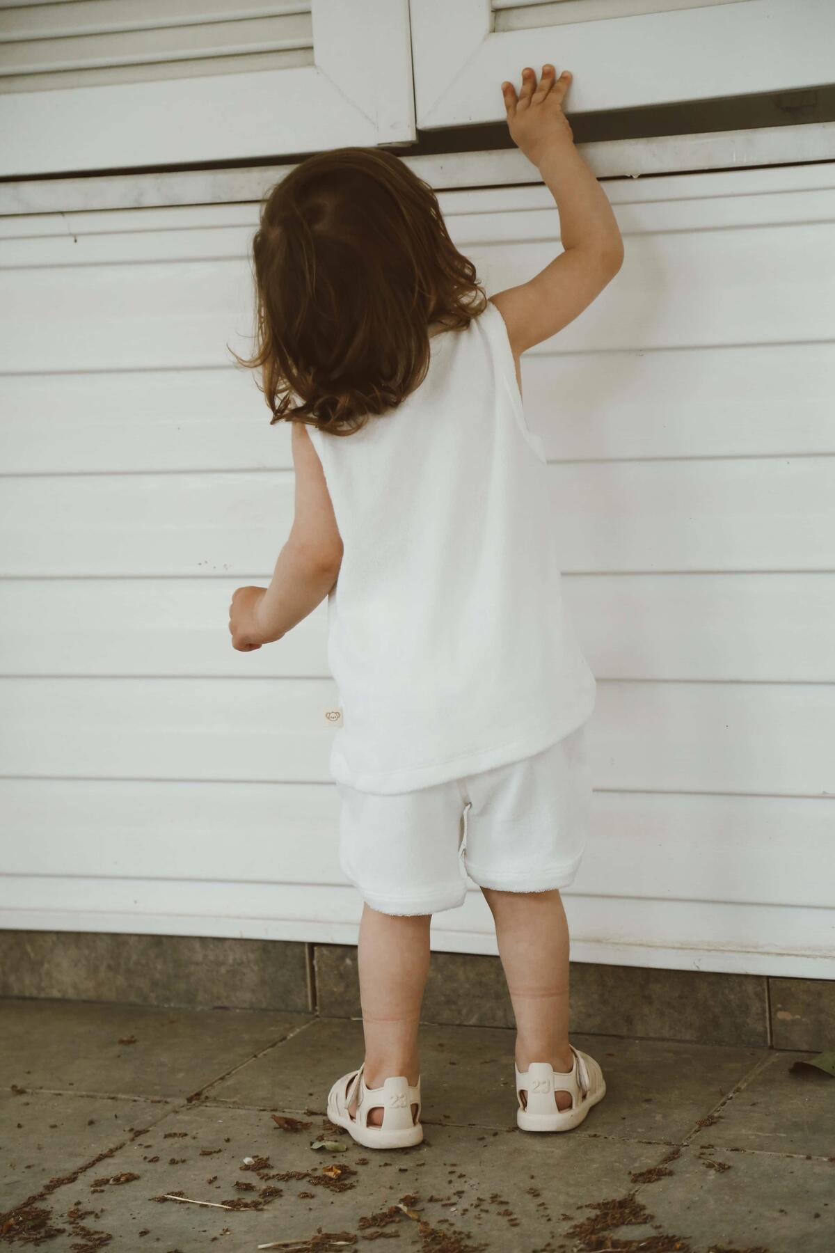 Kostum Veror "Nautical Sailor" – 100% Pambuk (Material Peshqir)