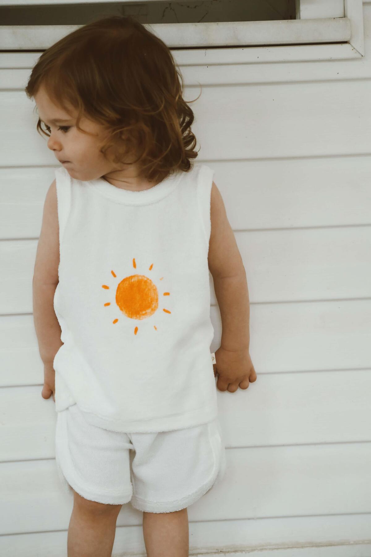 Kostum Veror "Sunny Day" – 100% Pambuk (Material Peshqir)