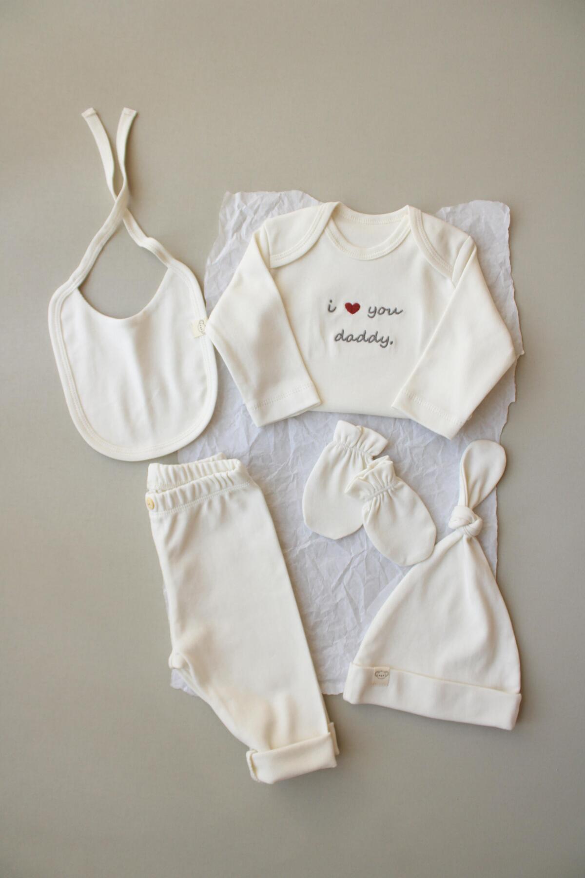 Set Materniteti me 5 Pjese - "I Love You Daddy"