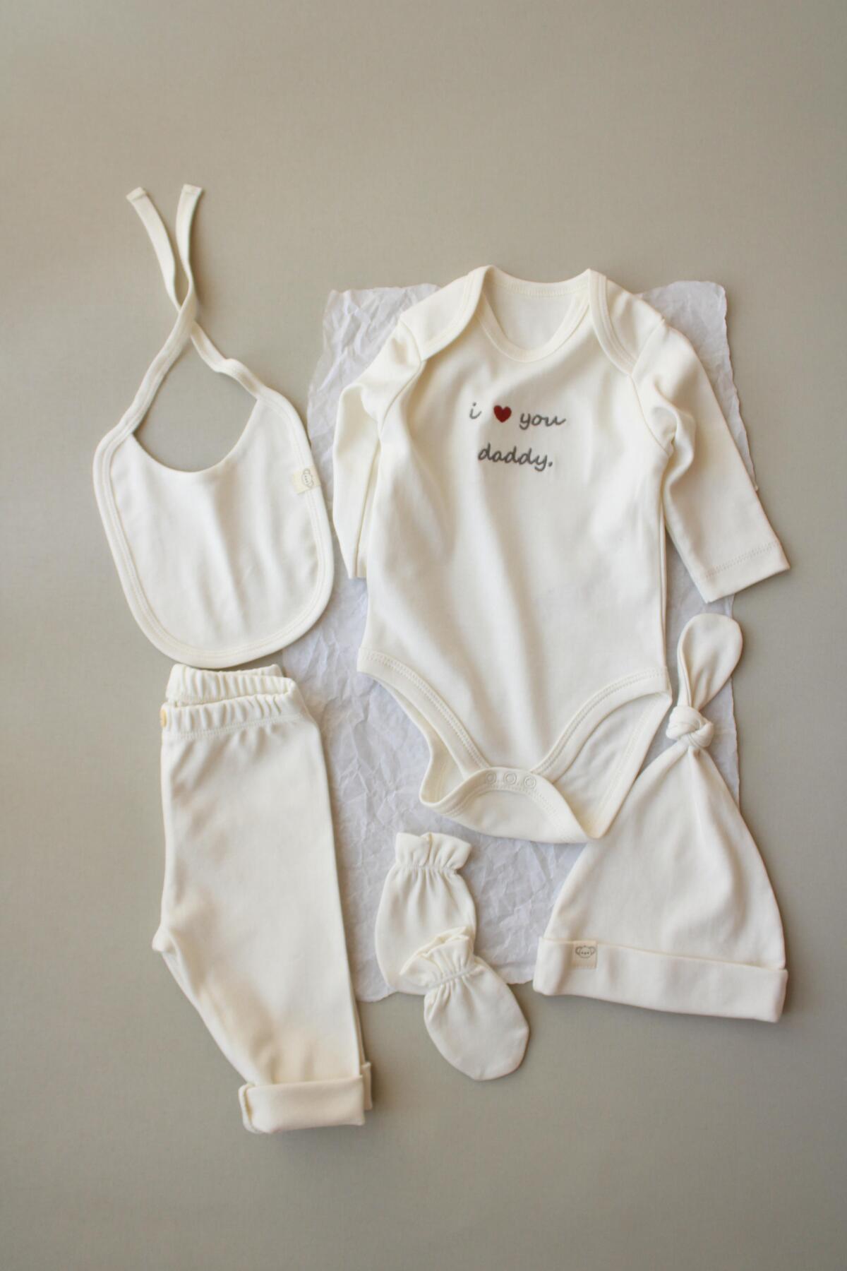Set Materniteti me 5 Pjese - "I Love You Daddy"