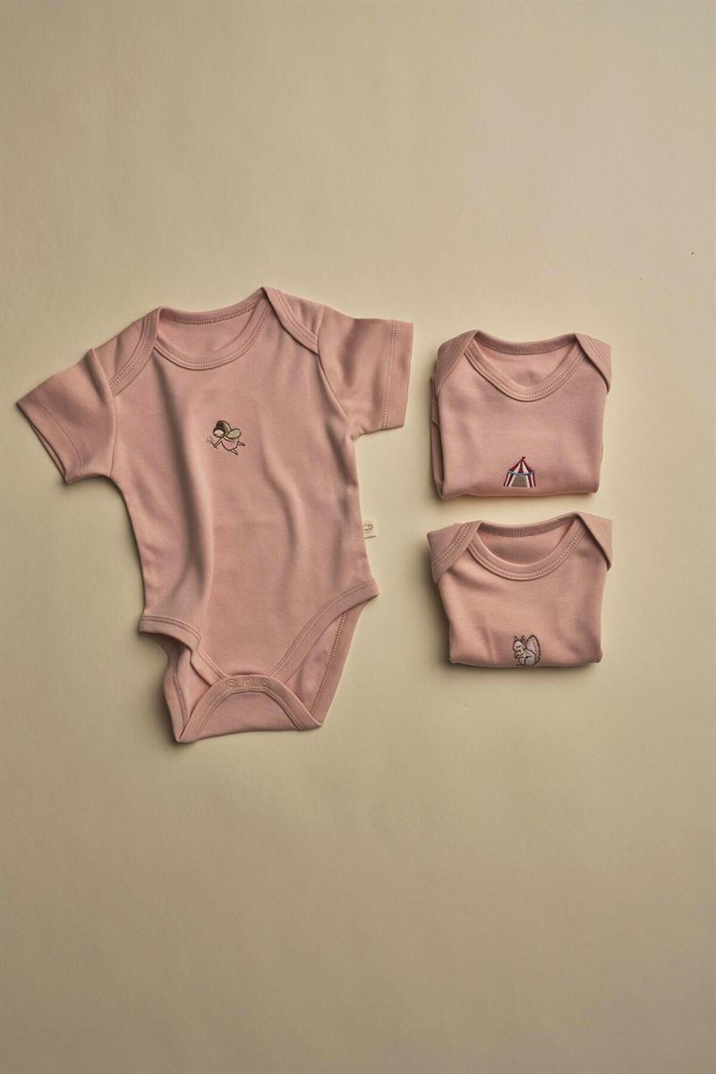 Set 3 Body Pambuku - Rozë/ Pink