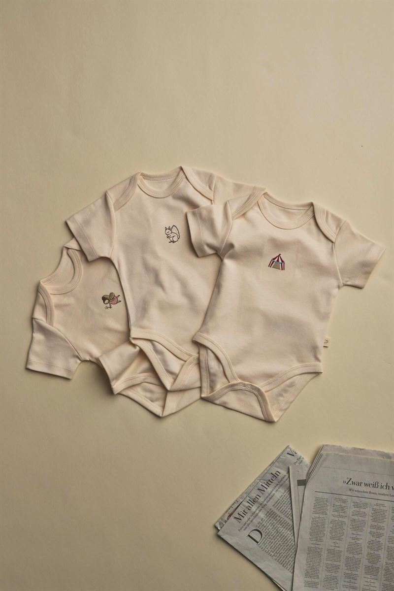 Set me 3 Body Pambuku- Krem/ Cream