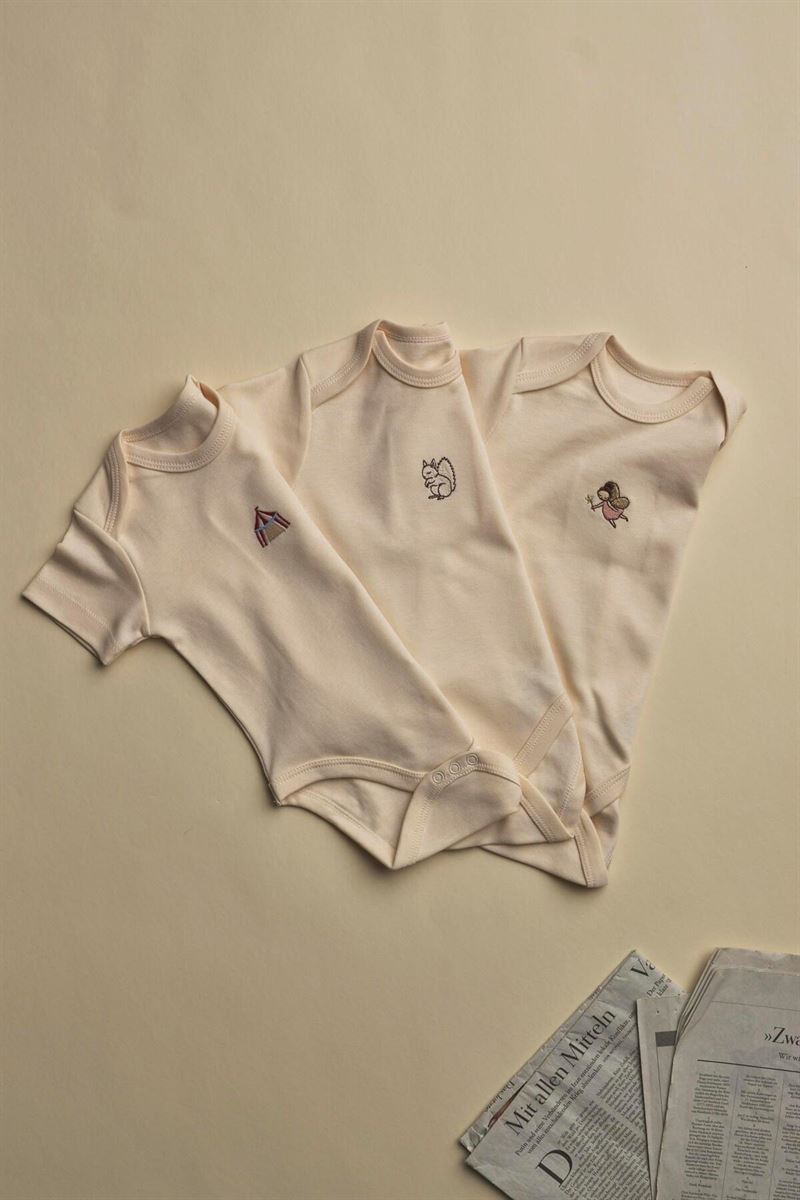 Set me 3 Body Pambuku- Krem/ Cream