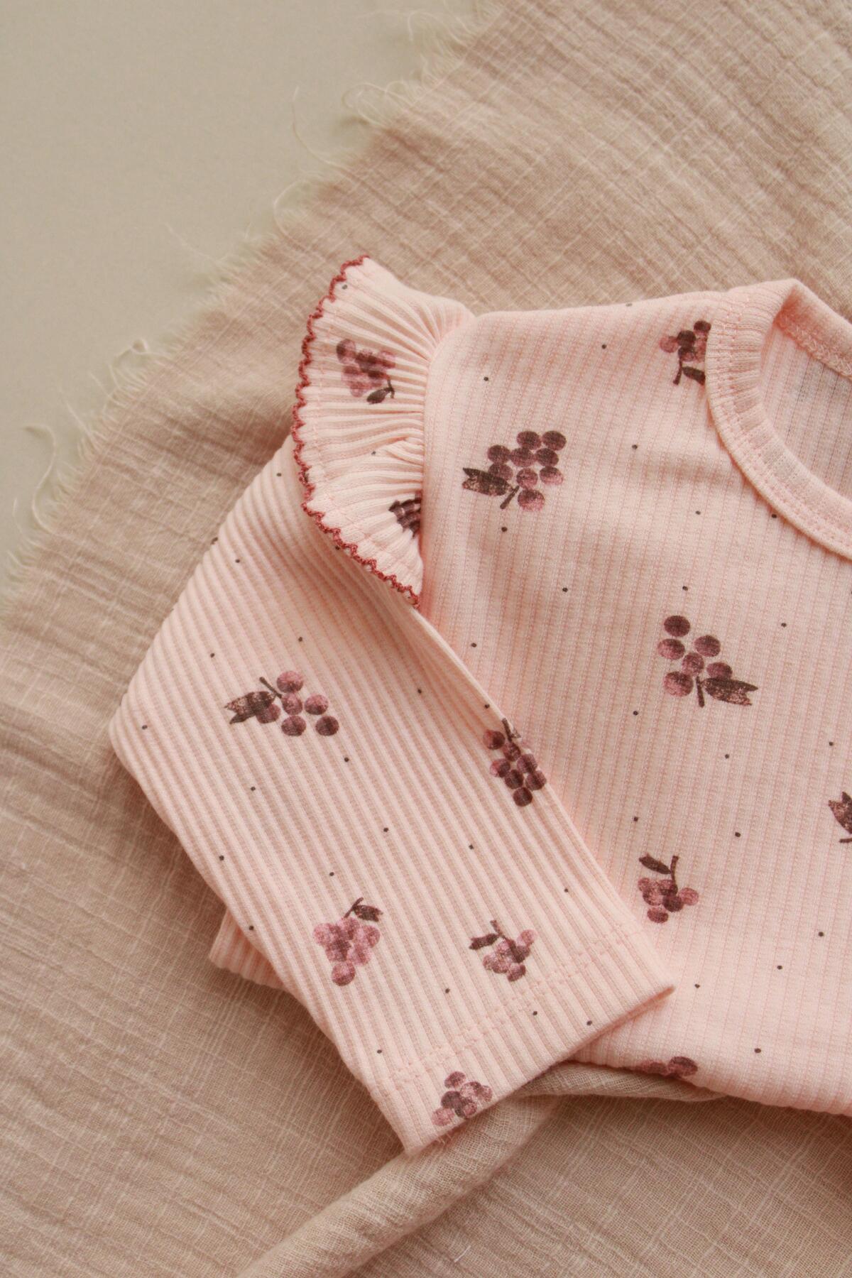 Kostum Ribbed me Lule - "Pink Flowers"