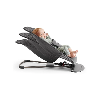 Baby Bjorn Bouncer Bliss, Woven Petal Quilt, Anthracite