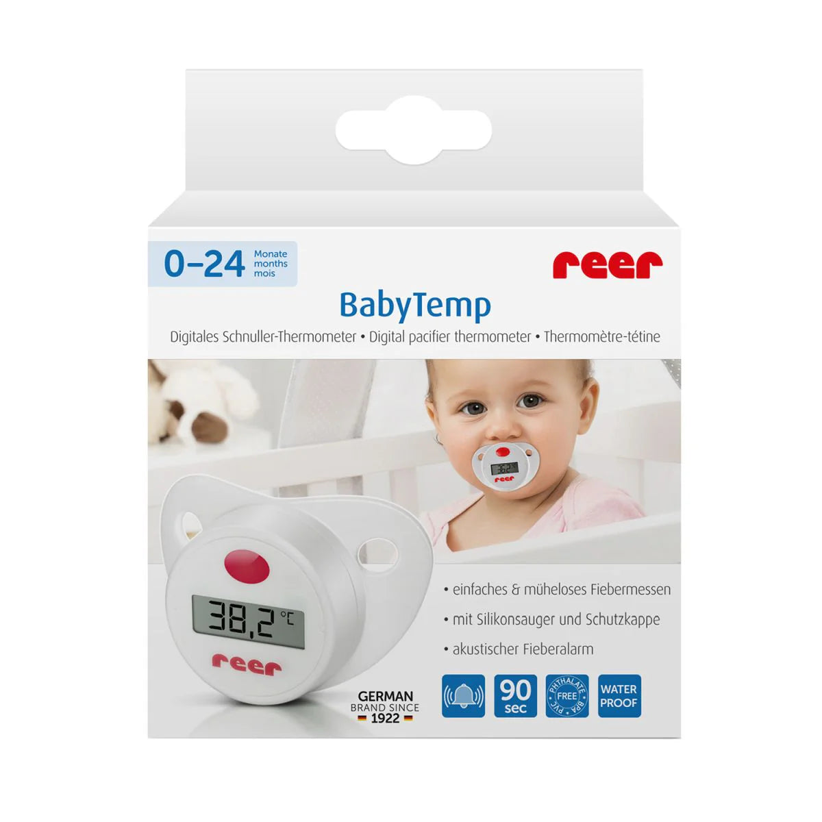 Digital Pacifier Fever Thermometer
