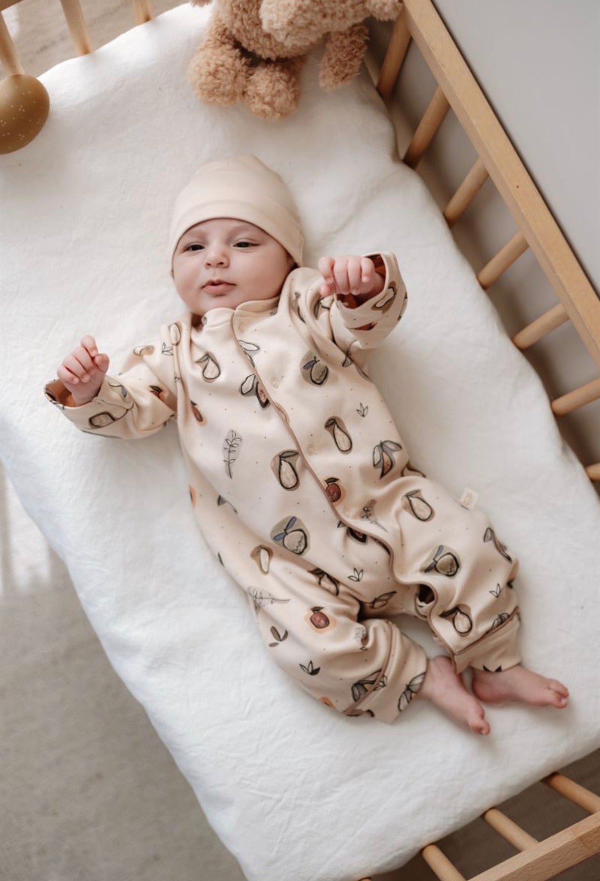 Set Materniteti 4-Pjese – "Beige Fruits"