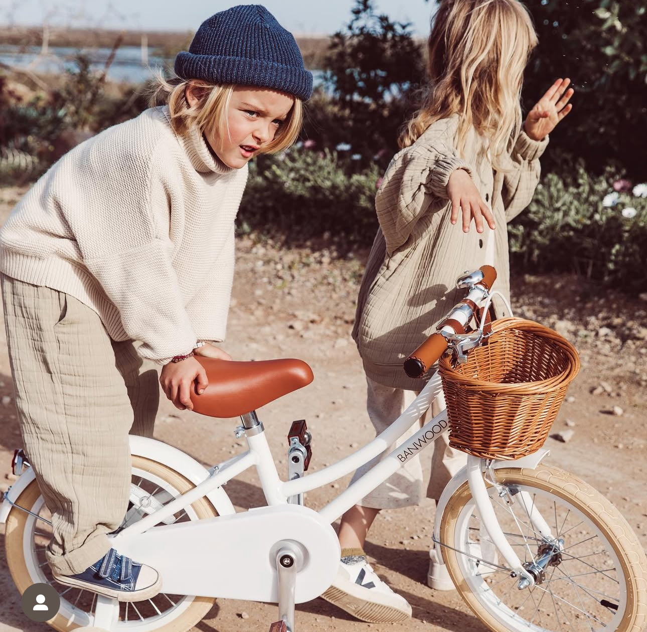 Banwood 16” Classic Bike/Biciklete Premium per Femije 4-7 vjeç Vintage- Cream
