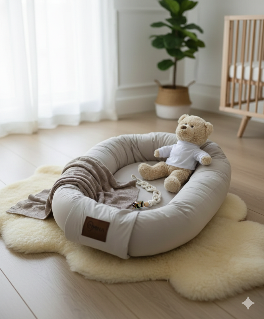 Baby Nest I Vogel Bezhe