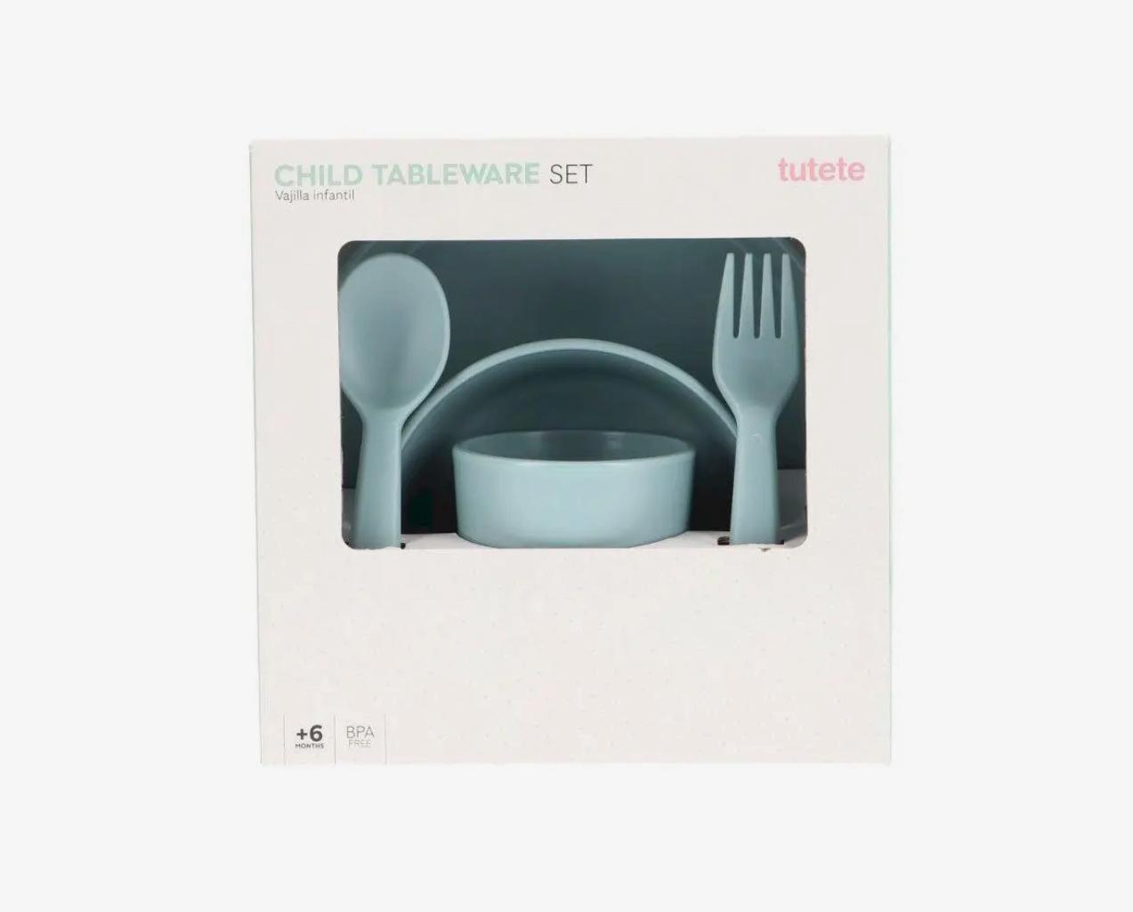 Set Ngrënieje për Fëmijë (6 pjesë) – Ideale për Vetë-Ushqyerje (Baby-led Weaning)