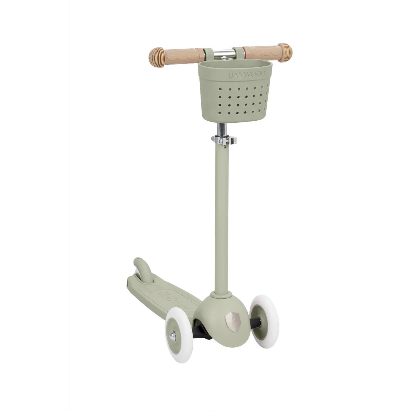 Banwood Eco Skuter Me Kosh Pin&Ride - Olive