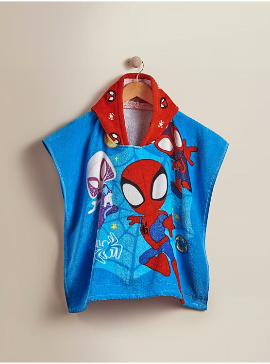 Poncho Plazhi me Kapuç "Spiderman"