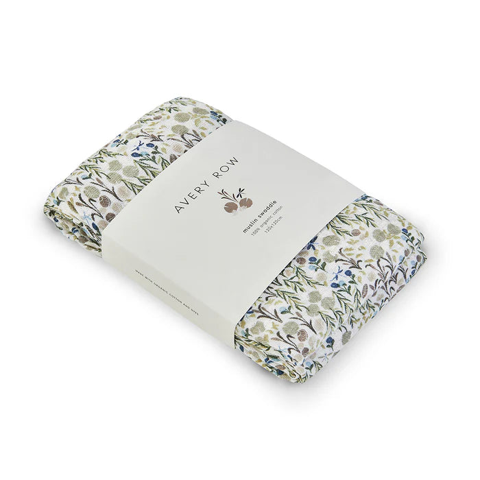 Napë Swaddle Pambuk Organik "Riverbank"