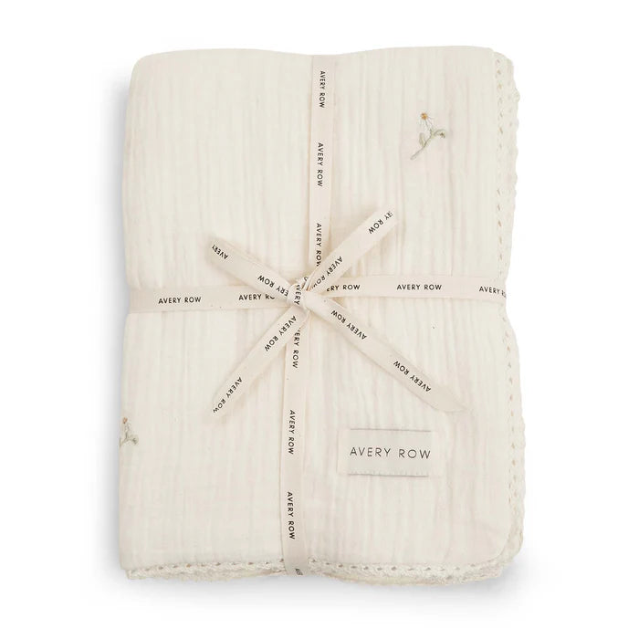 Batanije Jersey Fleece me Qëndisje – Chamomile