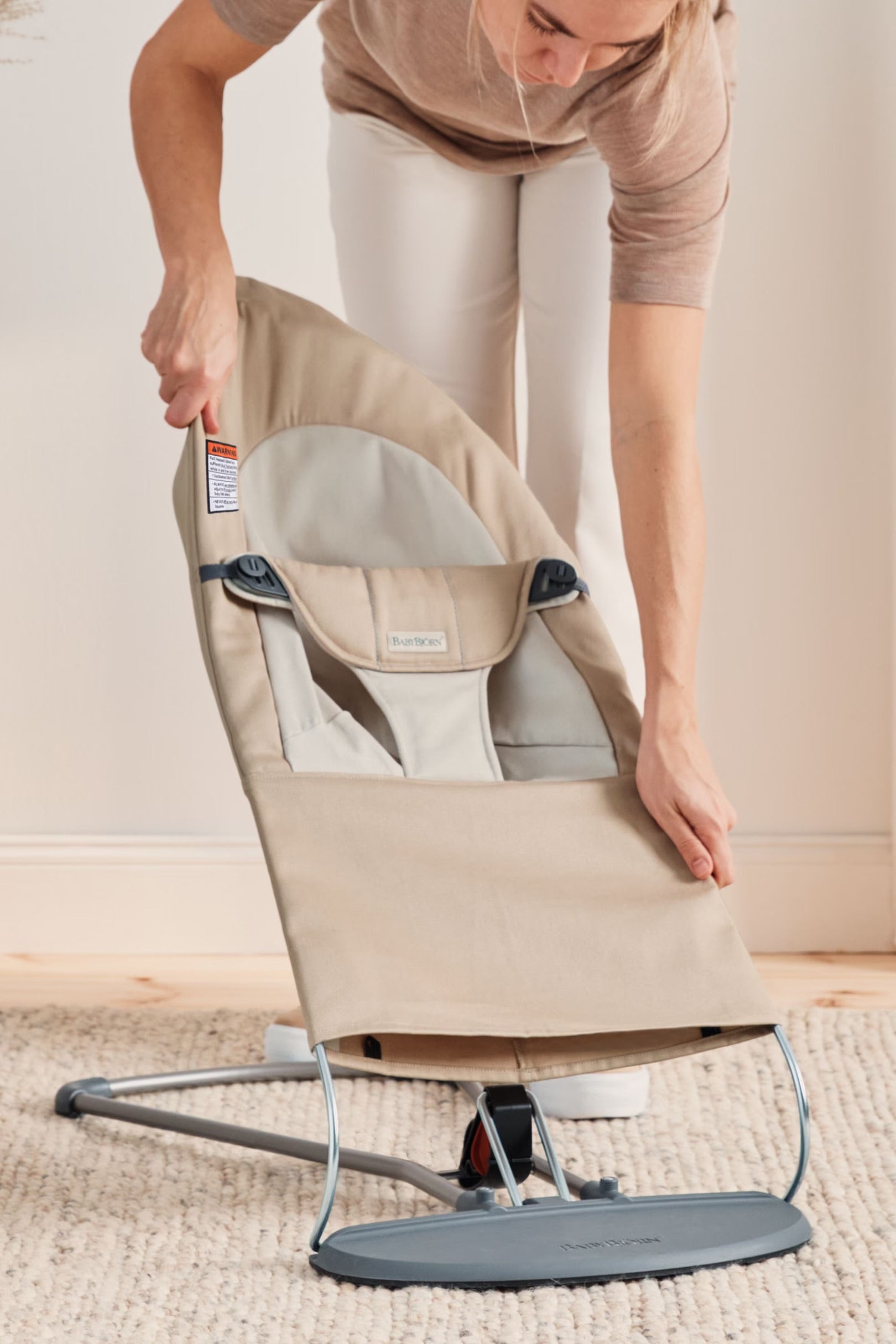 Bouncer Balance Soft, Woven, Khaki/Beige
