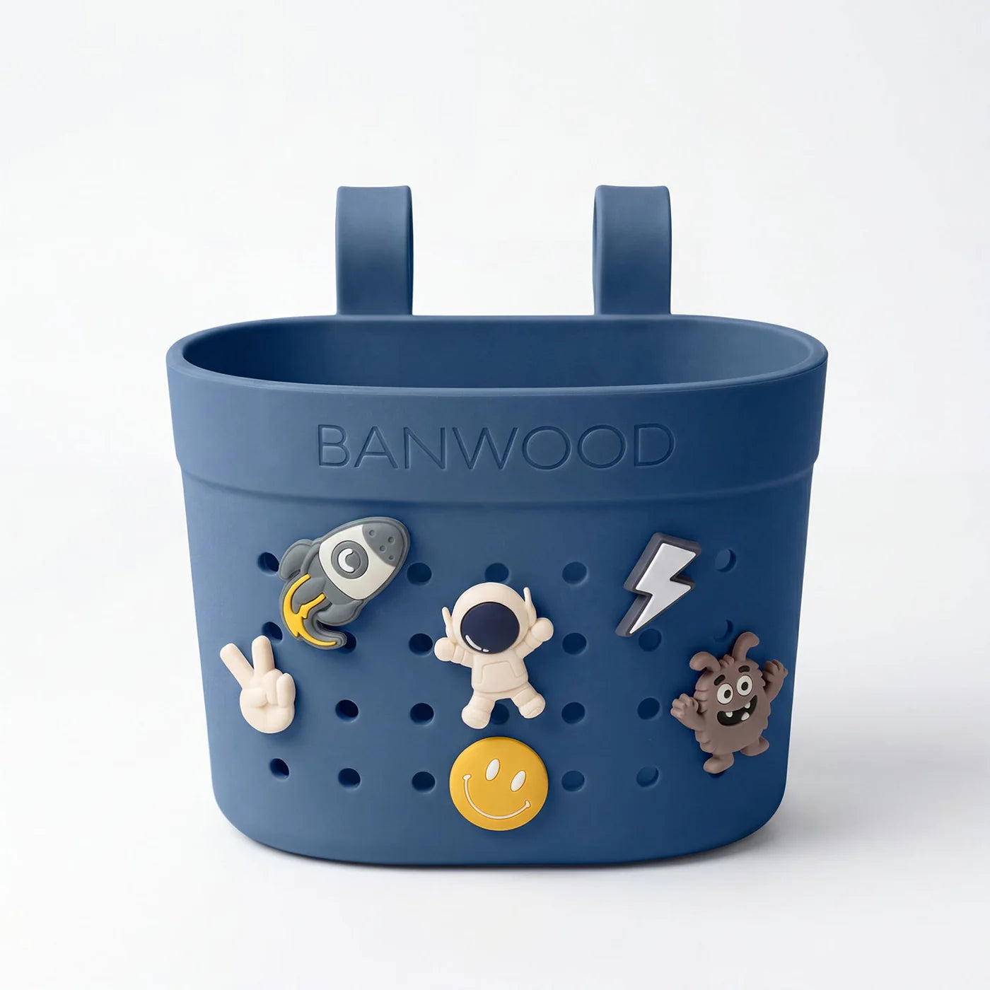 Kosh Plastik per Biçiklete/Skuter Banwood (Pin & Ride) - Deep Sea
