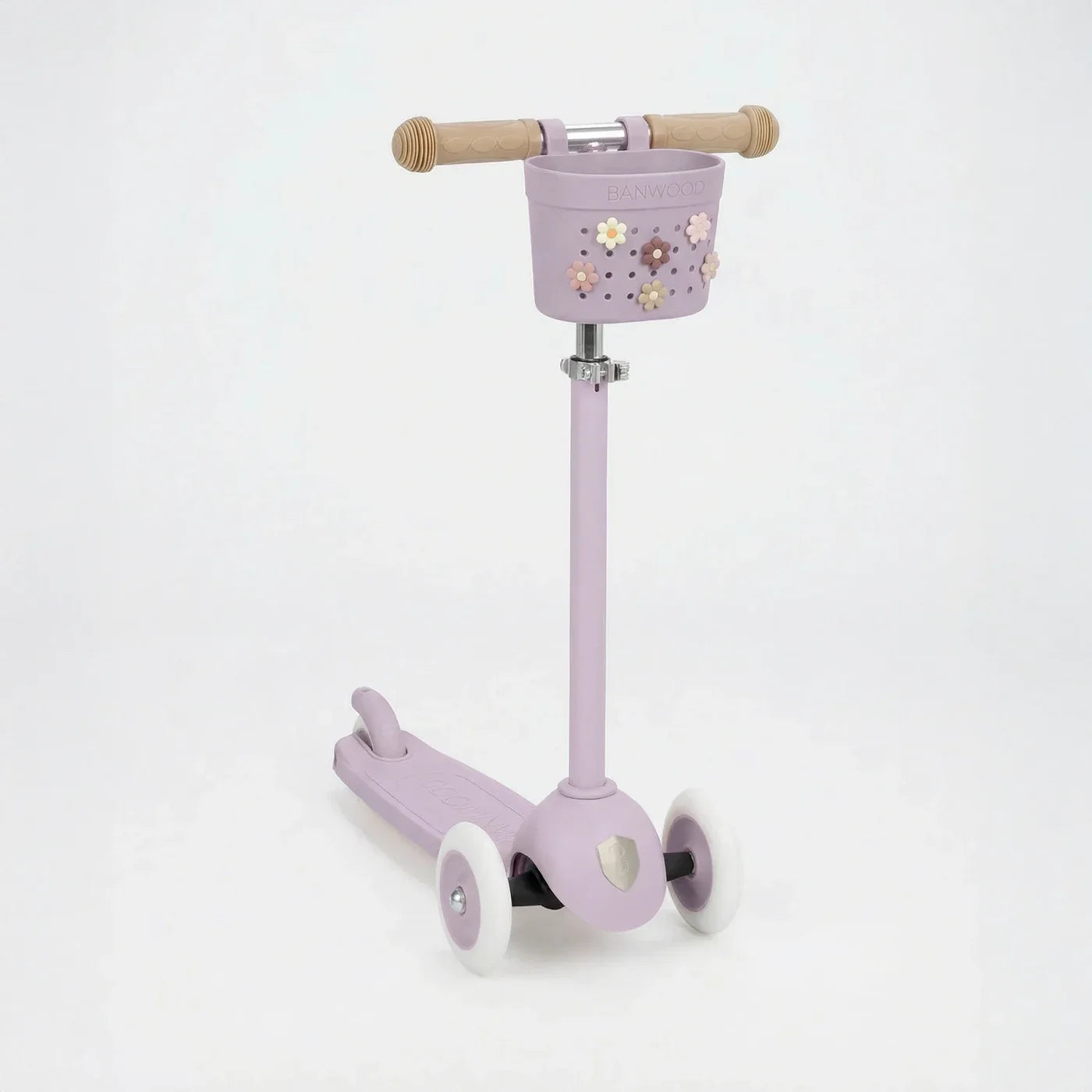 Kosh Plastik per Biçiklete/Skuter Banwood (Pin & Ride) - Lavender
