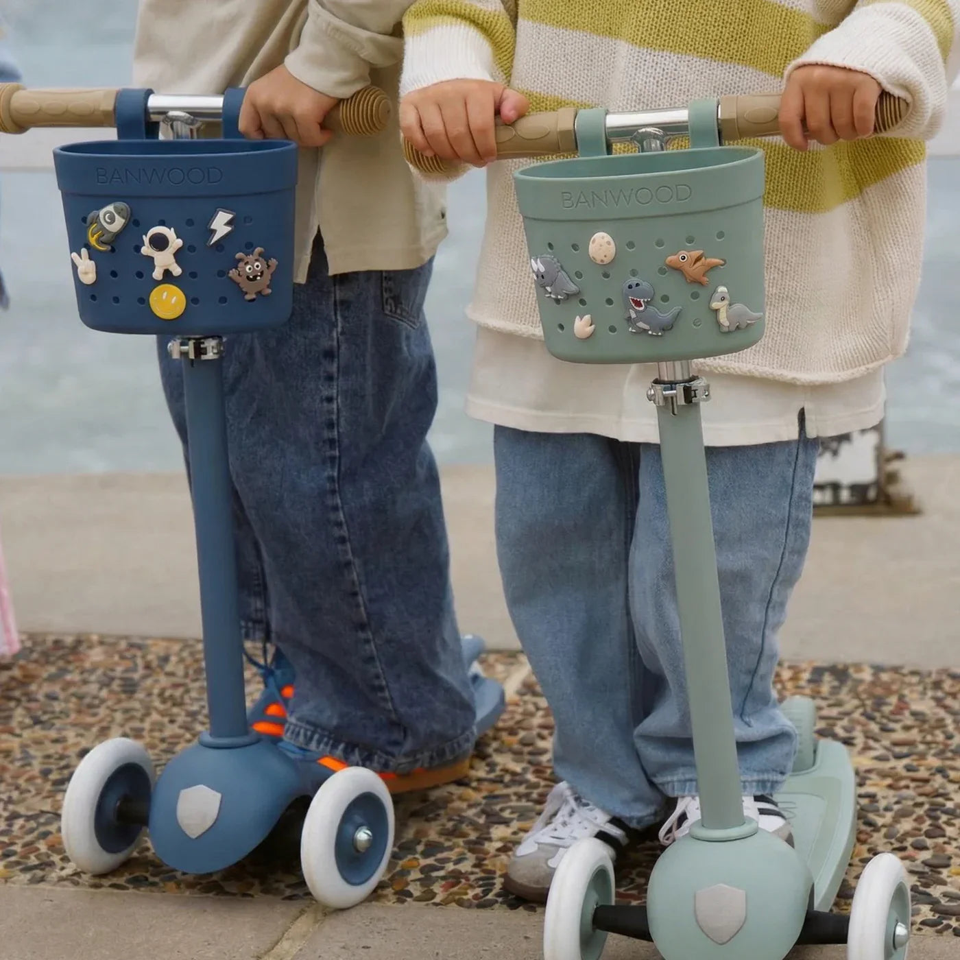 Kosh Plastik per Biçiklete/Skuter Banwood (Pin & Ride) - Teal