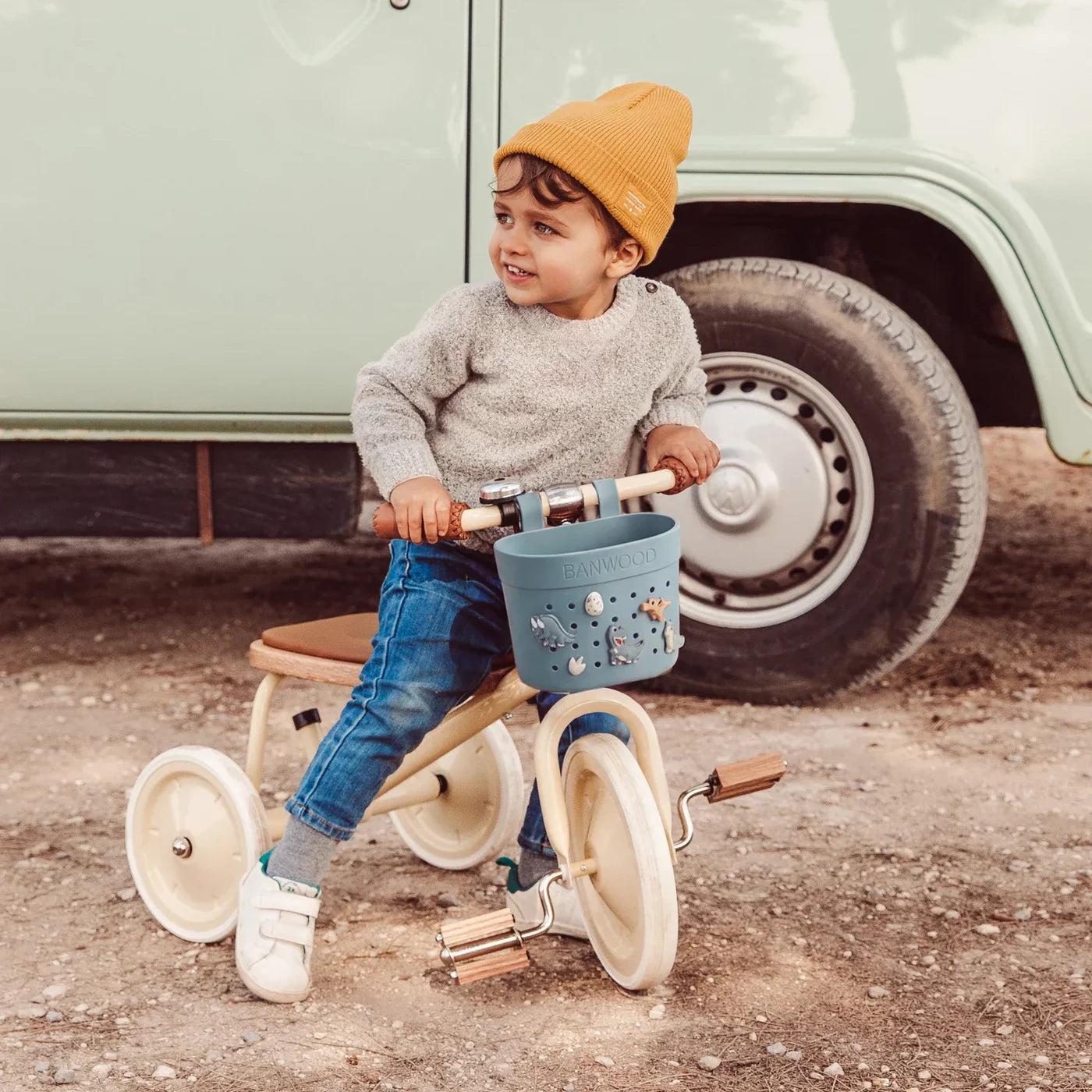 Kosh Plastik per Biçiklete/Skuter Banwood (Pin & Ride) - Teal