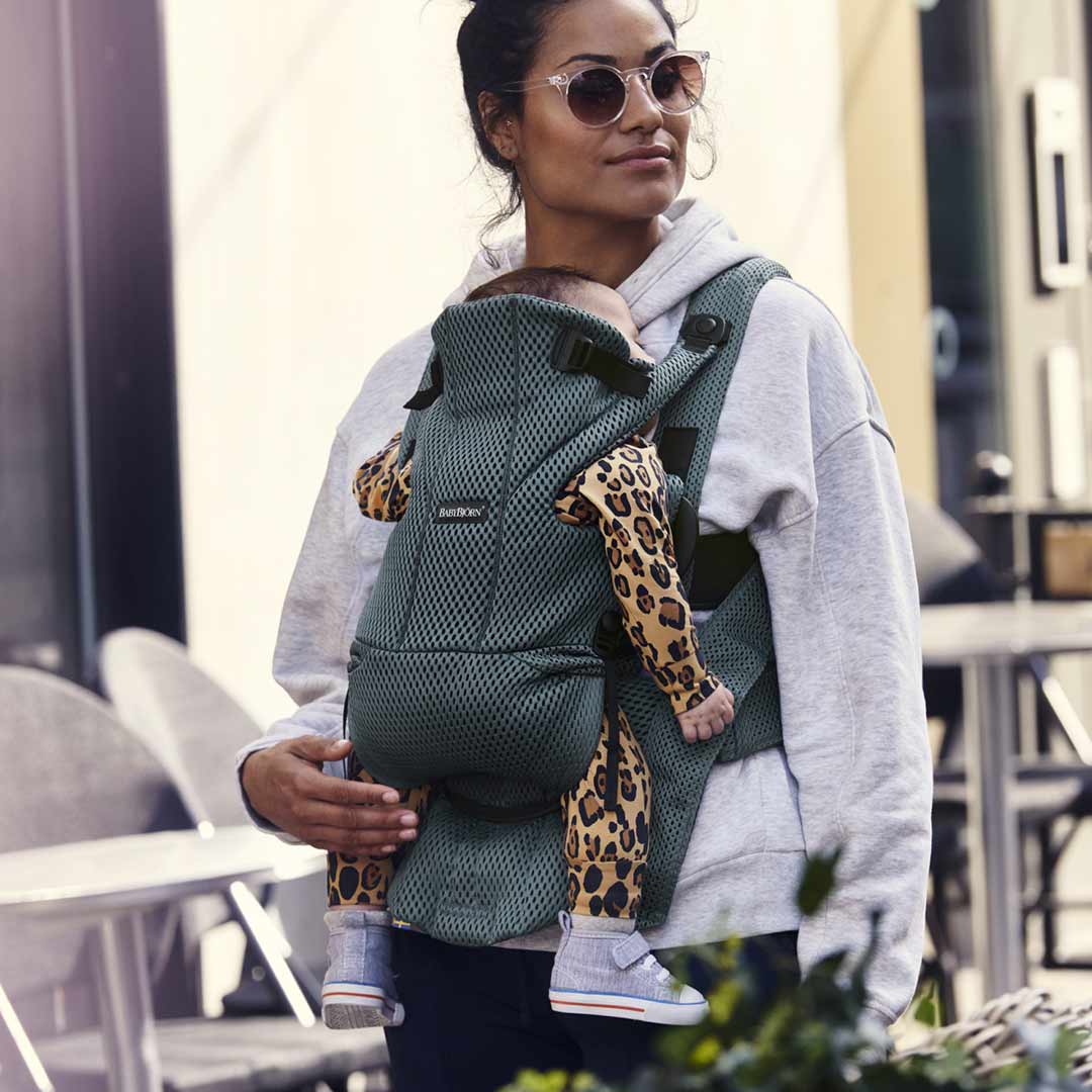 Baby Carrier (Kangur) Move 3D Mesh - Sage Green
