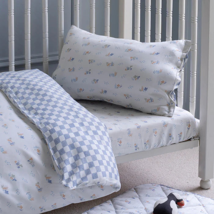 Set Çarçafësh për Krevat Fëmijësh (Cotbed) – 100% Pambuk Organik Sateen