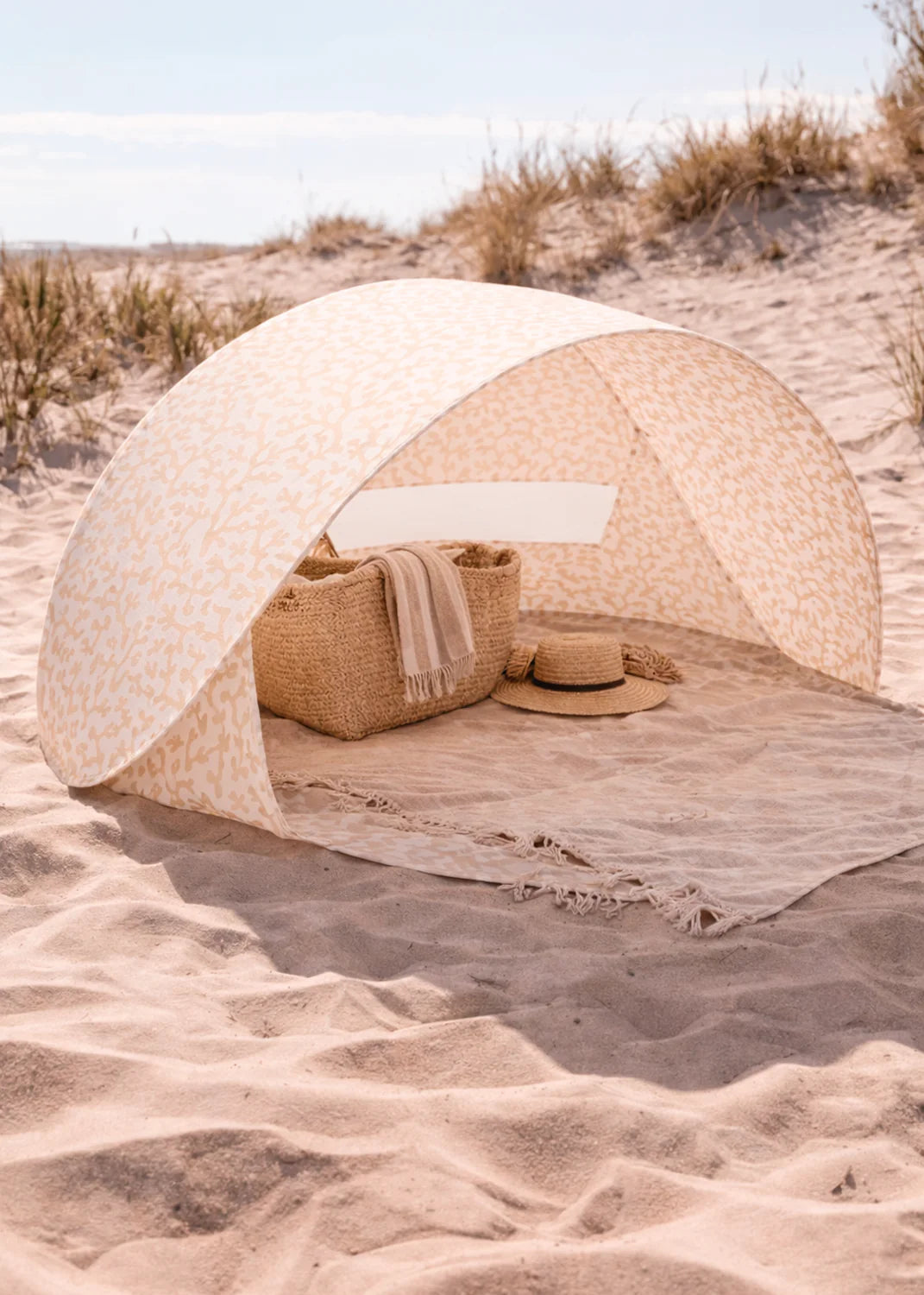 Tende Plazhi POP-UP per Femije – Mbrojtje UV 50+ (145x145cm)- Blushin Coral