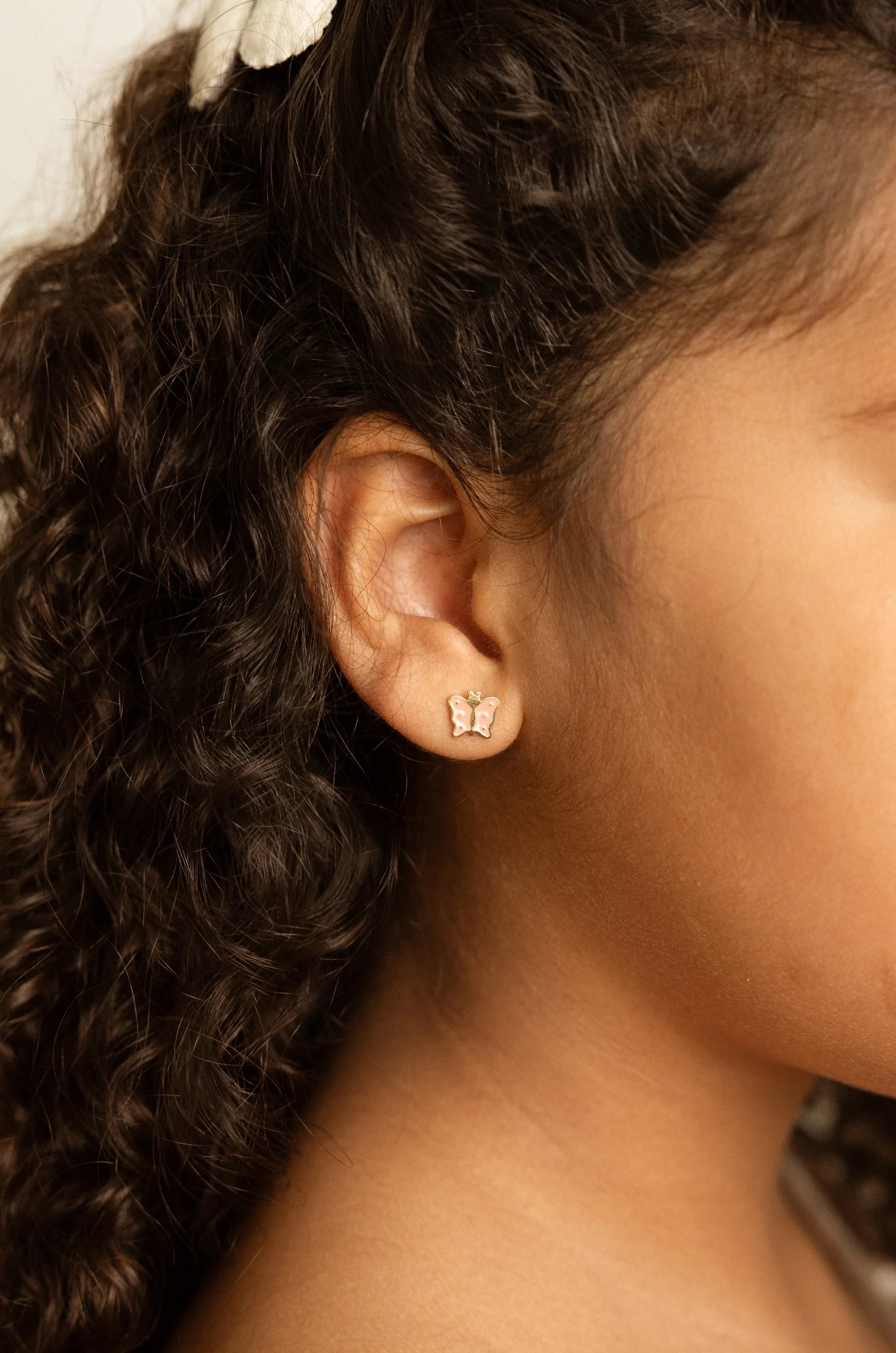 Vathë Me Flutur Te Veshur Me Ar 18k