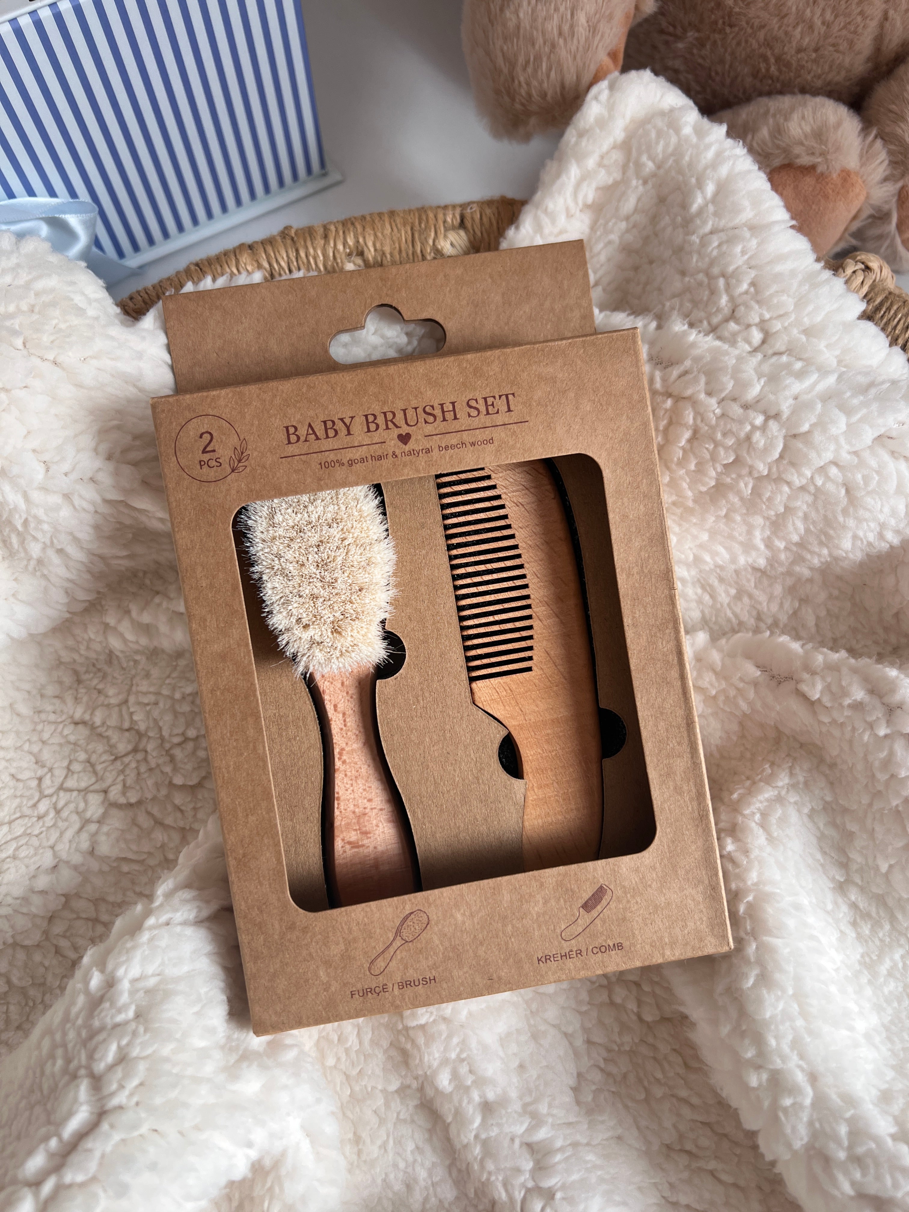 Set Furce dhe Kreher per Bebe - Paketim me Kuti