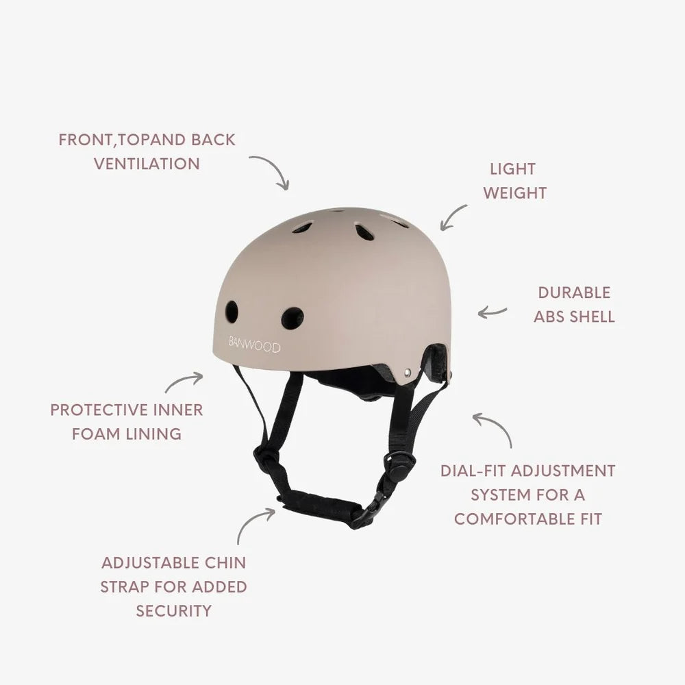 Banwood Eco Helmet Beige – Kaske Femijesh Eco dhe e Sigurt