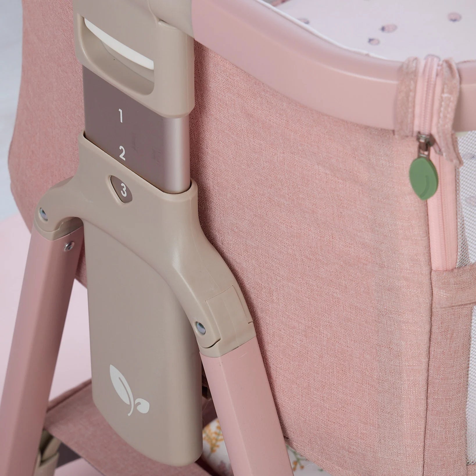 Krevat Femijesh Next to Me CoZee Zen Bedside Crib - Blush