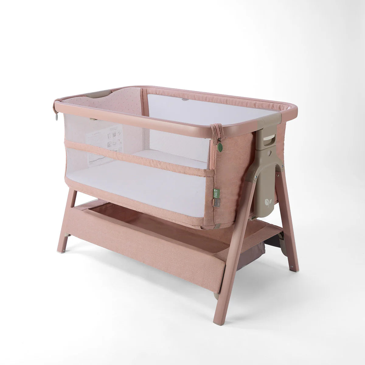 Krevat Femijesh Next to Me CoZee Zen Bedside Crib - Blush
