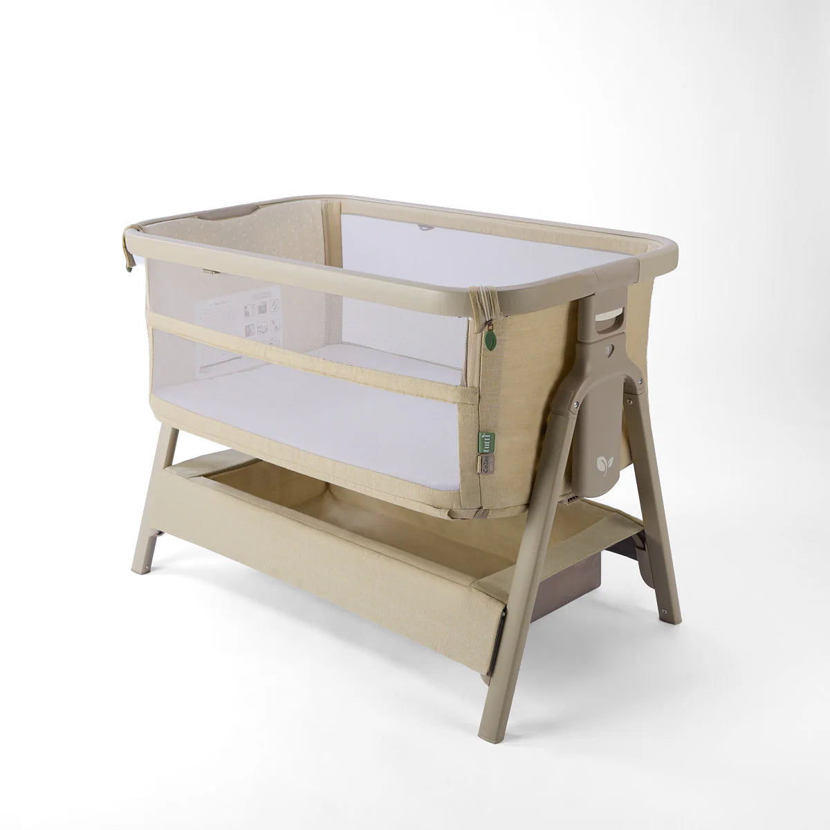 Krevat Femijesh Next to Me CoZee Zen Bedside Crib - Sand