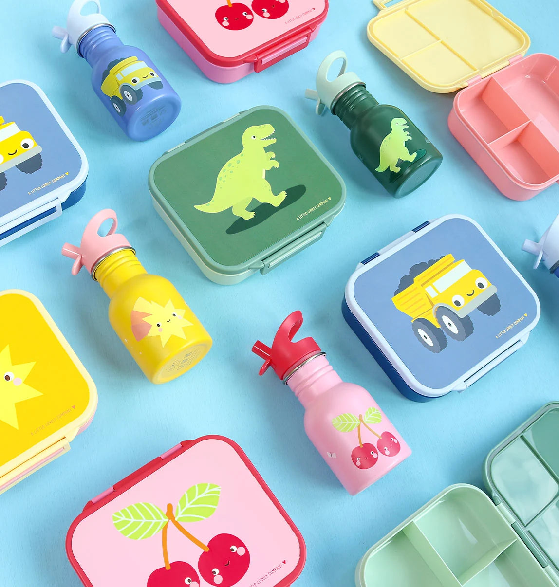Shishe Uji me Pip prej Çeliku Dinosaur (350ml) – Green