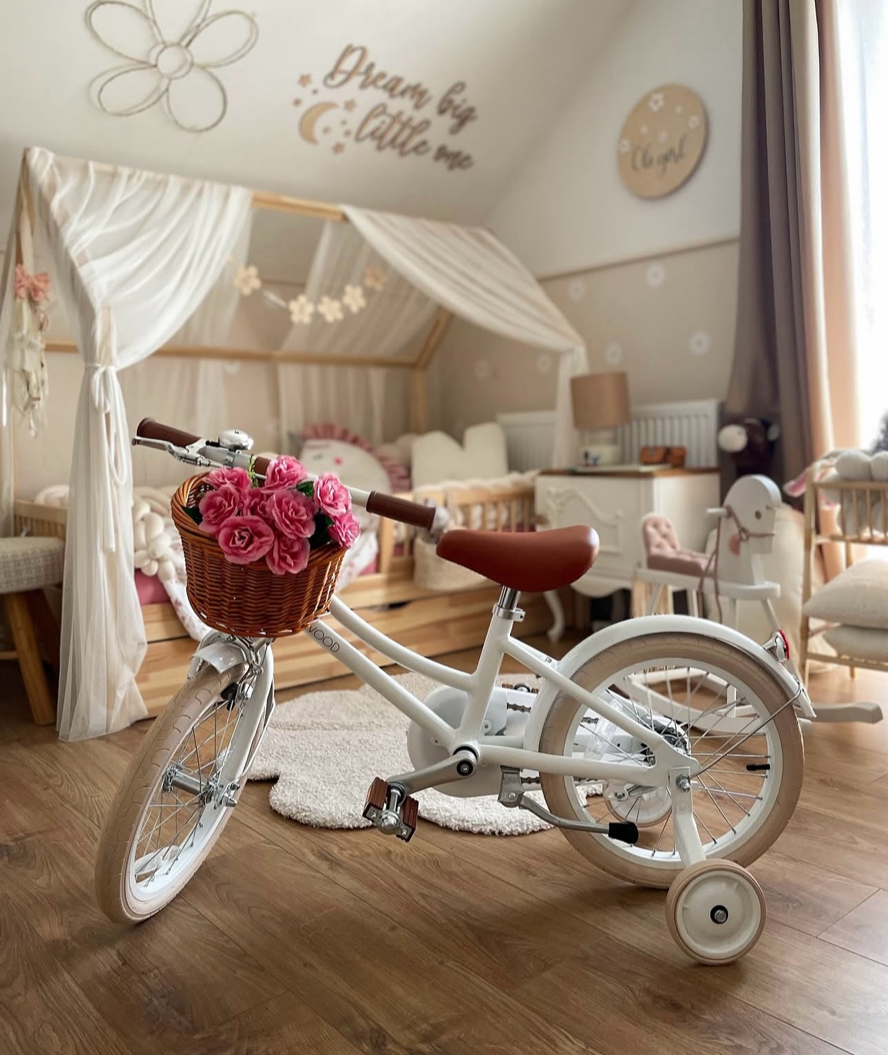 Banwood 16” Classic Bike/Biciklete Premium per Femije 4-7 vjeç Vintage- Cream