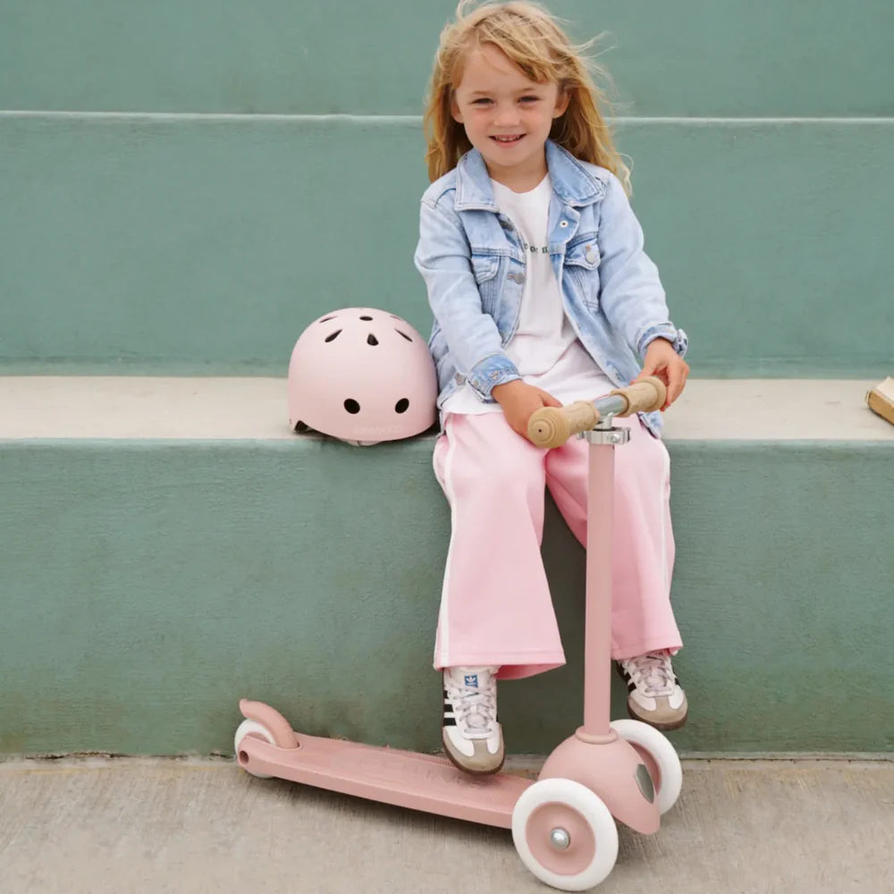 Banwood Eco Skuter per Femije Dusty Rose – Skuter Ekologjik i Ricikluar