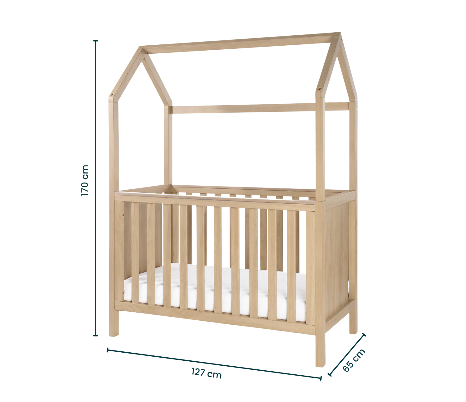 Krevat Bebe 3-ne-1 Casa – Nga Lindja ne Moshat Shkollore – Harvest Oak