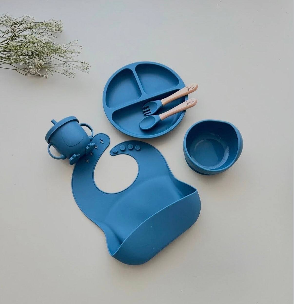 Set Ushqimi prej Silikoni "Happy Meal" – 100% BPA Free