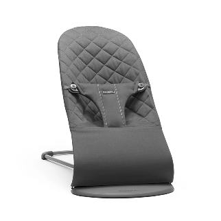 Baby Bjorn Bouncer Bliss, Woven Petal Quilt, Anthracite