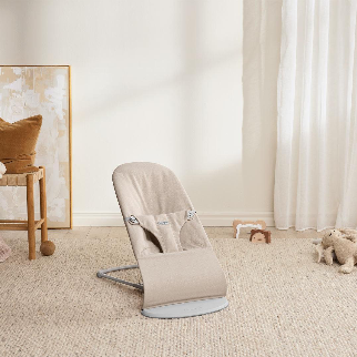 BabyBjorn Bouncer Bliss Woven Melange - Light Beige