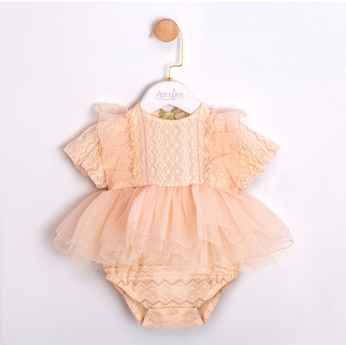 Fustan - Romper Peach