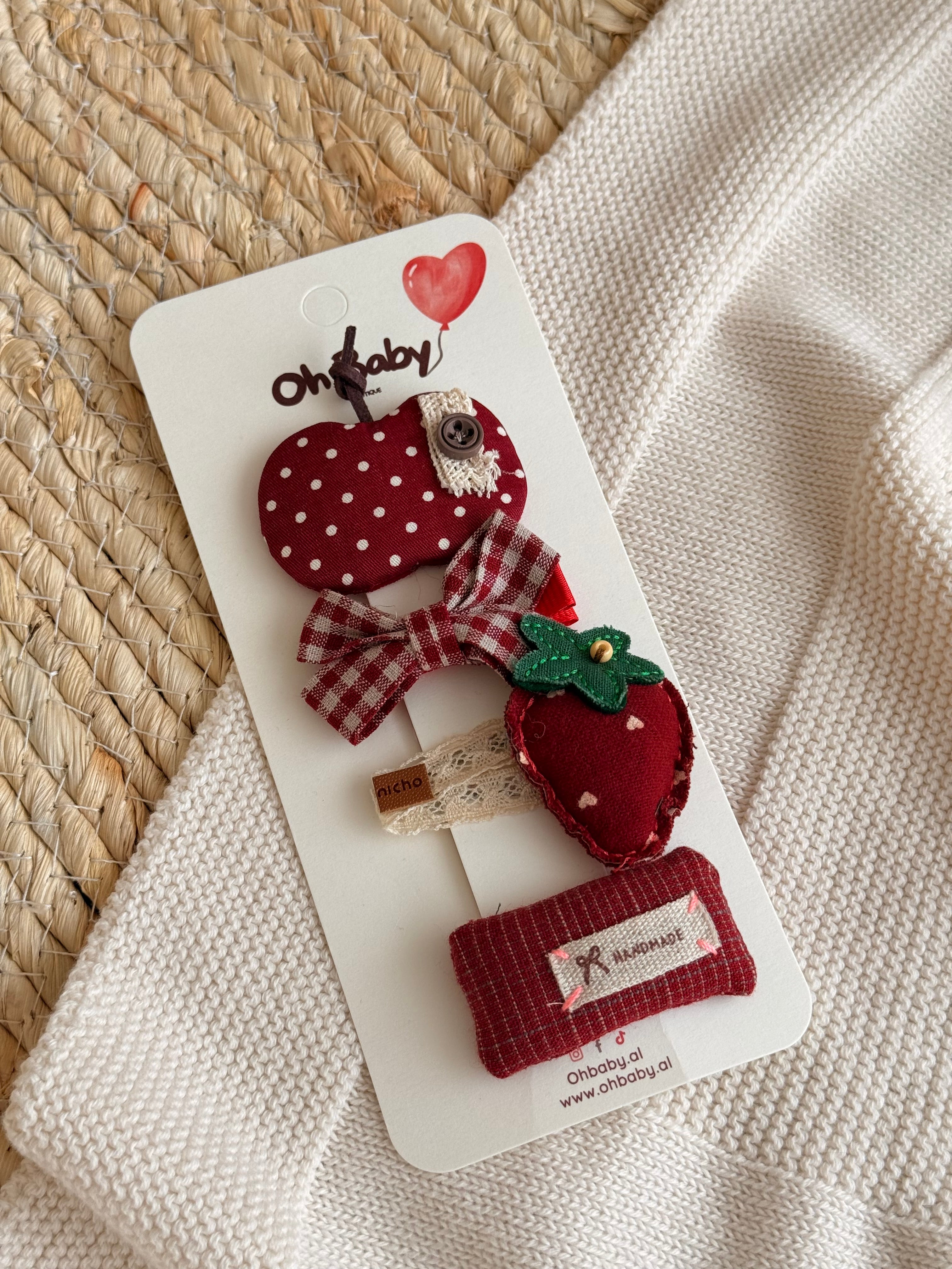 Set me 4 Kapese Flokesh "Strawberry & Apple"