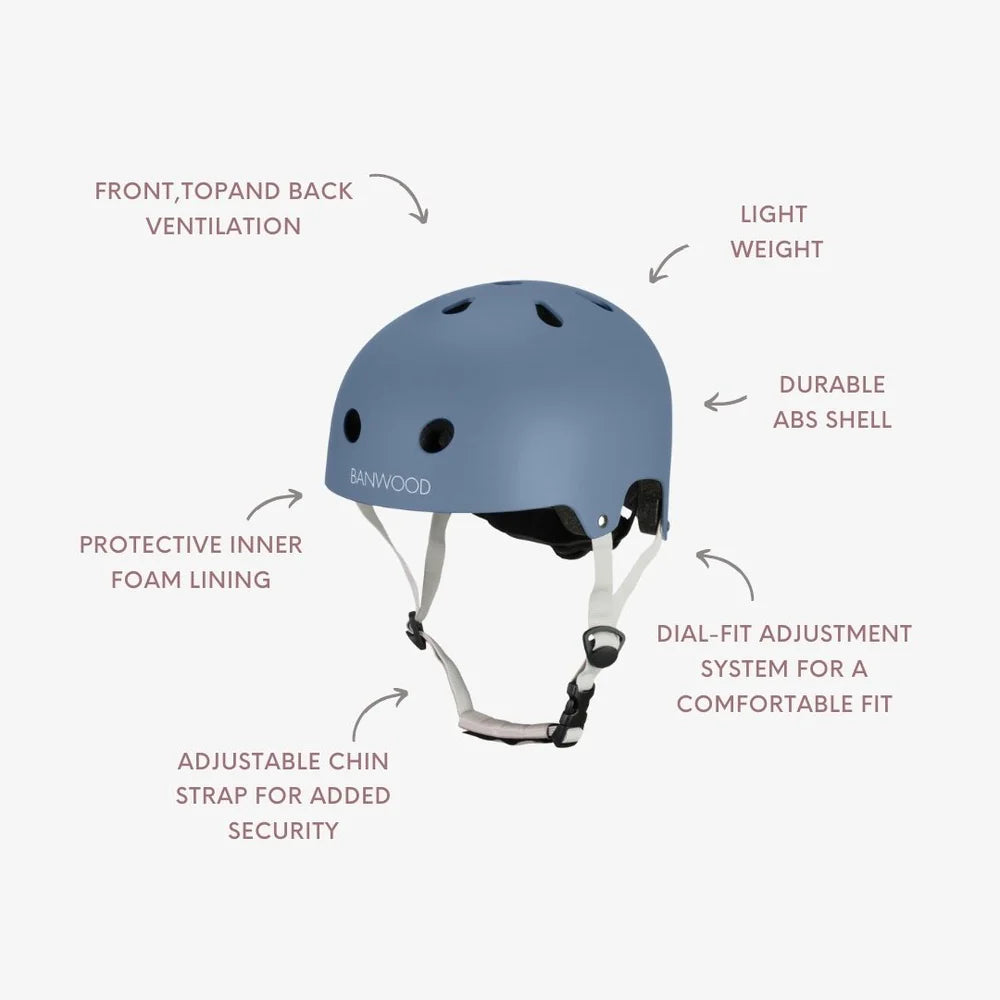 Banwood Eco Helmet Deep Sea – Kaske Femijesh Eco dhe e Sigurt