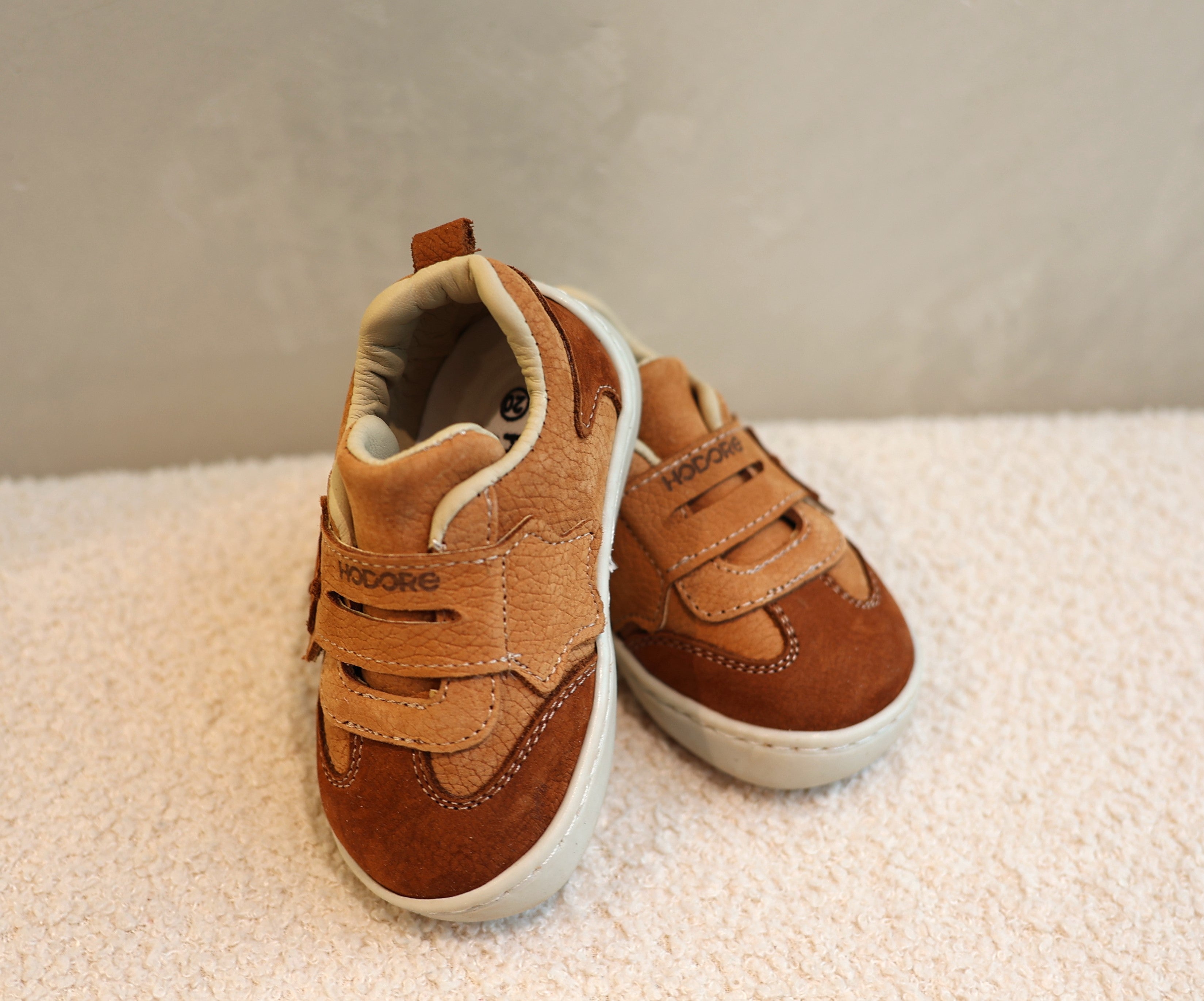 Atlete Kaf 100% lekure - Cognac & Camel