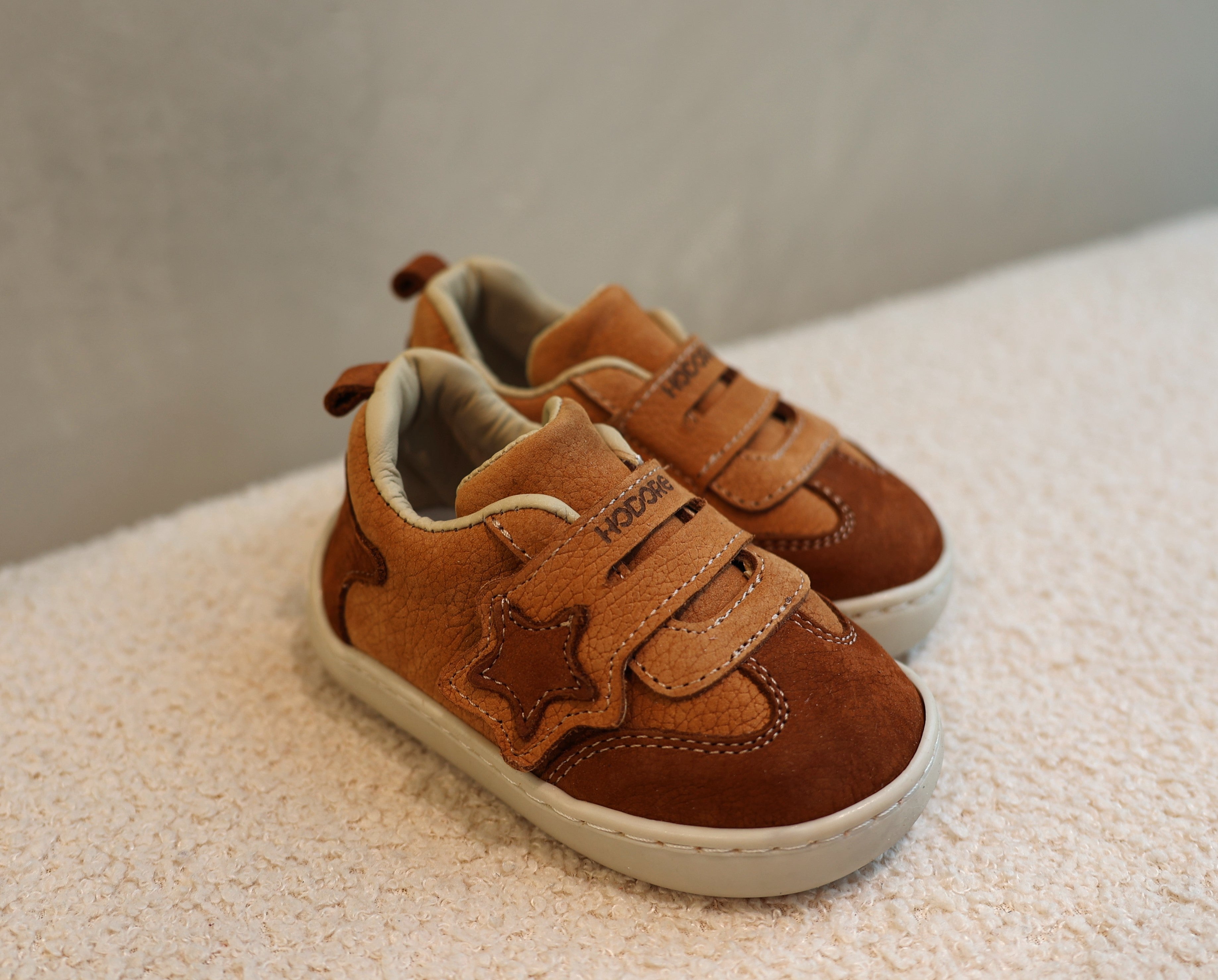 Atlete Kaf 100% lekure - Cognac & Camel