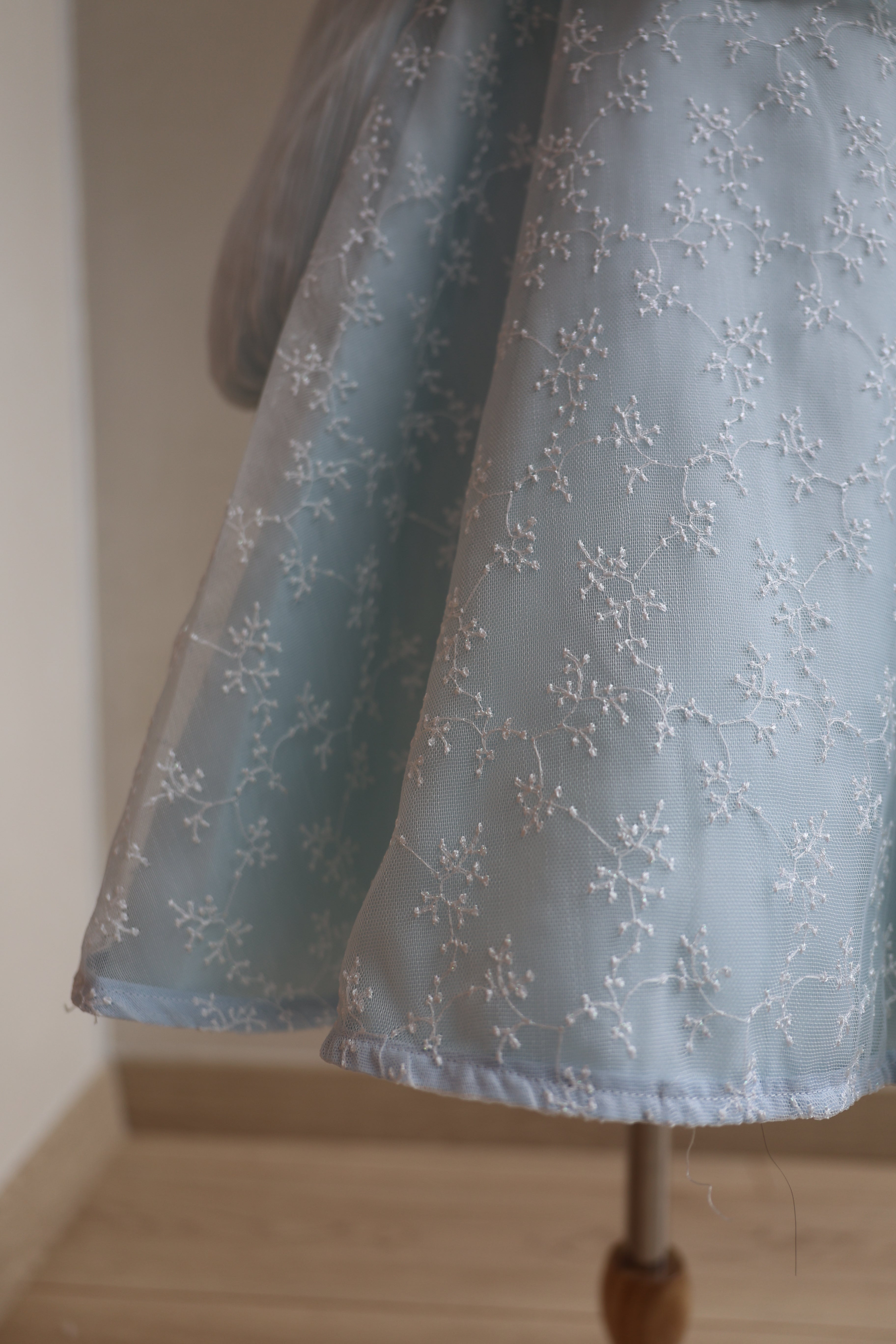 Fustan Ceremonial "Light Blue"